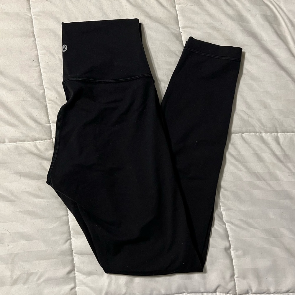 Wunder under high rise lululemon black leggings